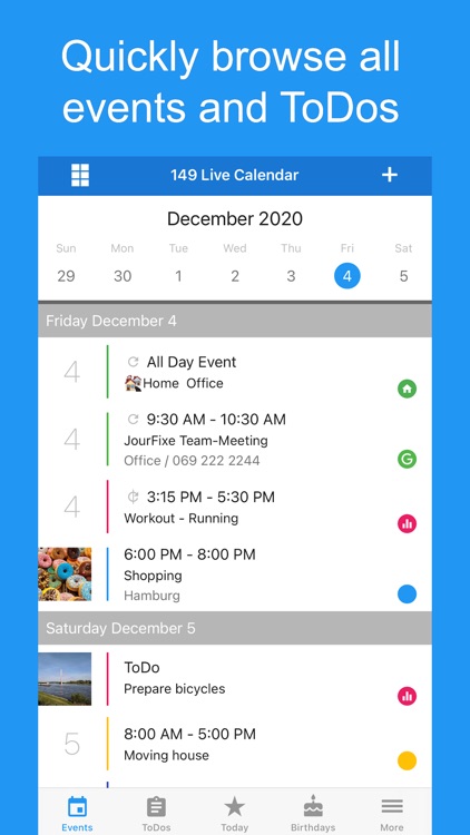 149 Live Calendar & ToDo list screenshot-4