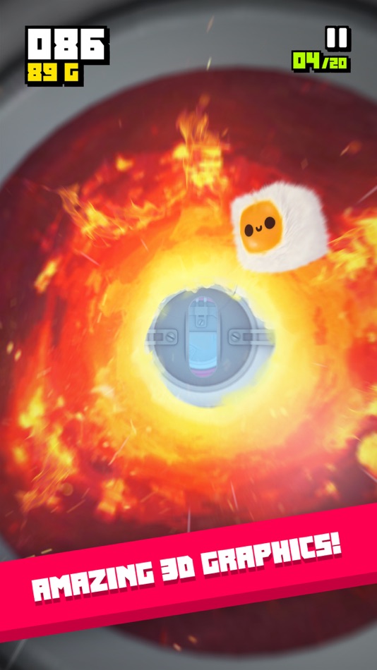 #3. Fluffy Fall (iOS) 由: Kilosaurus