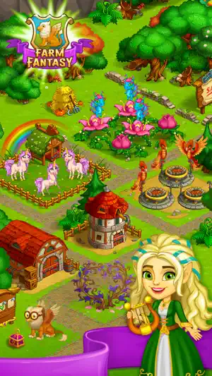 Farm Town: Magic Fairy Village screenshot 2