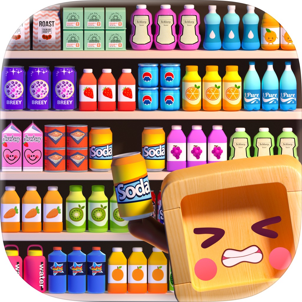 Apple App Store cover for Goods Sort™ - Triple Master 3D