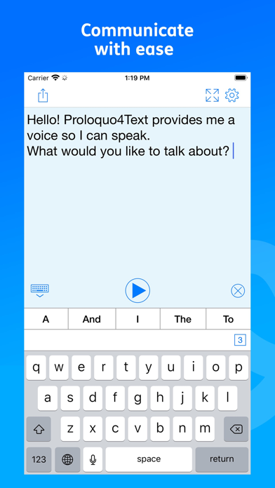 Proloquo4Text AAC Screenshot