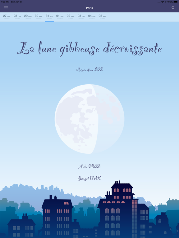 Screenshot #5 pour Phases Lunaires - Calendrier