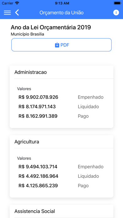 App screenshot