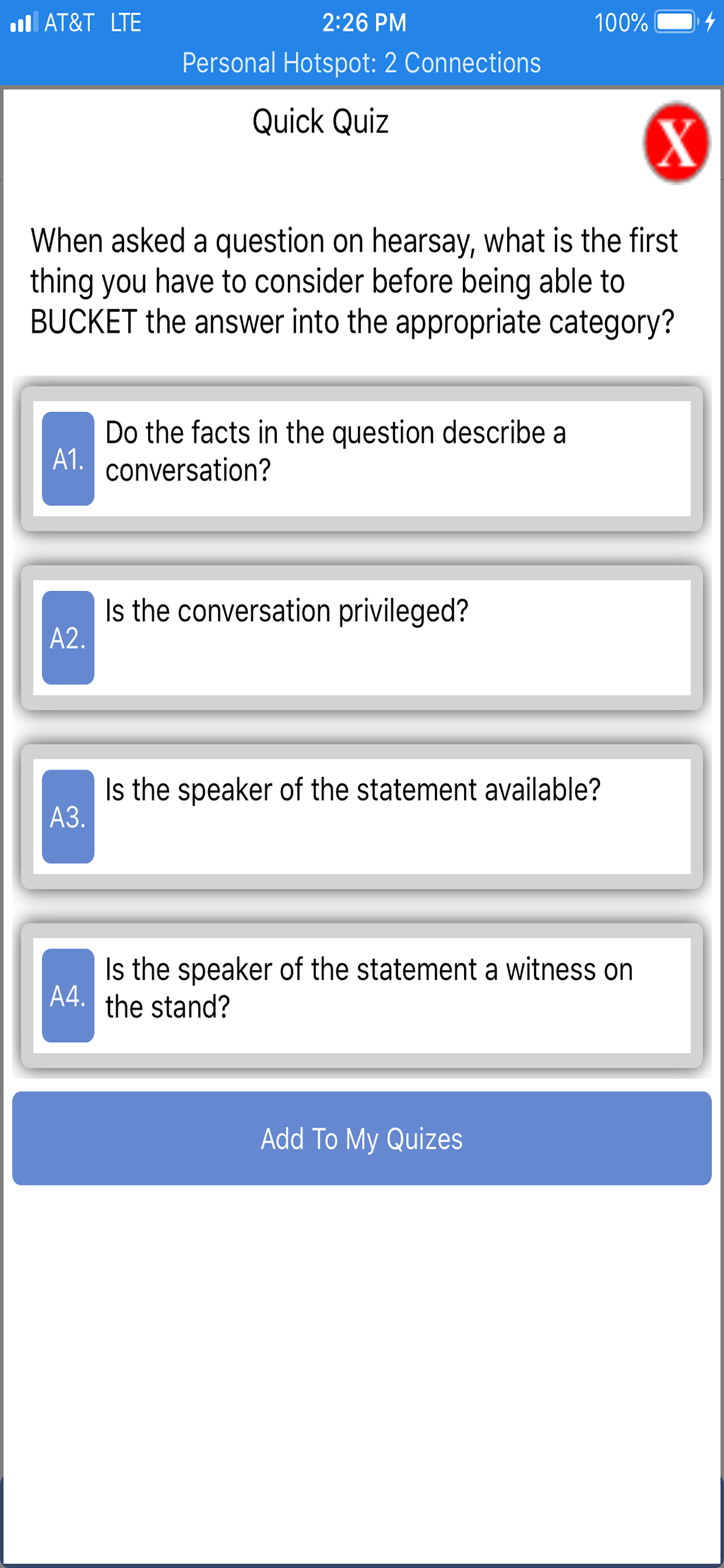Bar Exam Tip Of The Day