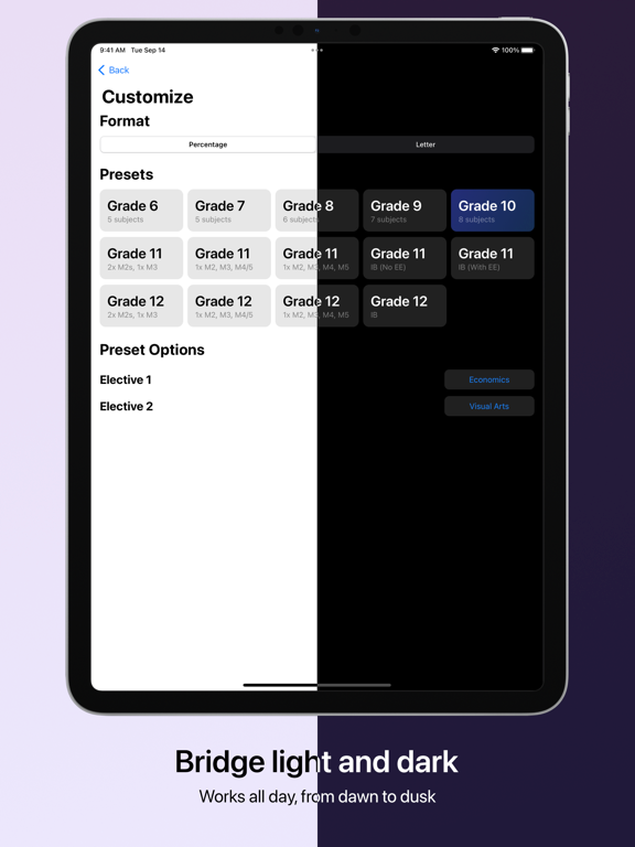 Screenshot #6 pour GPA Calculator by Michel
