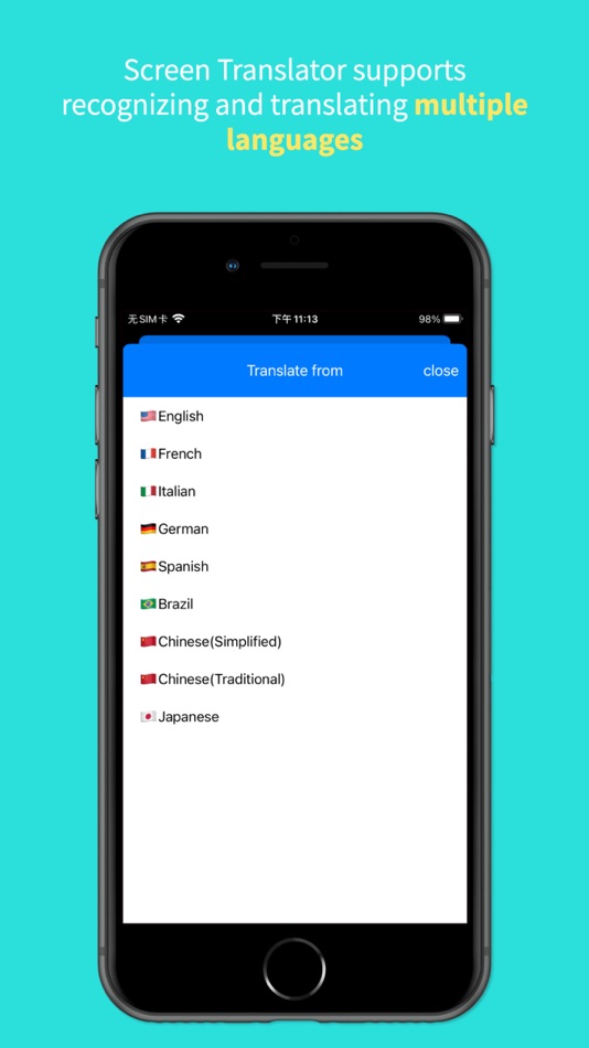 #3. iTranscreen-Screen Translator (iOS) Podle: 启盛 罗