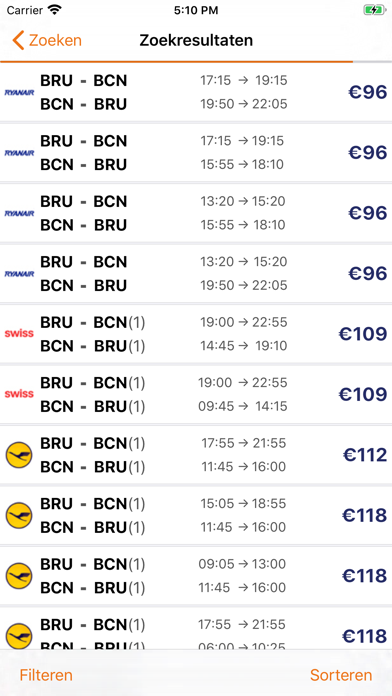 Screenshot #2 pour Lowcostairlines.nl