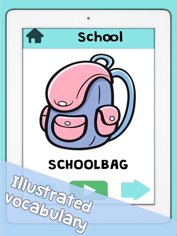 English Learning Vocabulary iPad screenshot