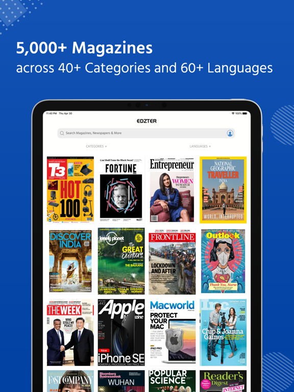 Edzter iPad screenshot 4 - Education app