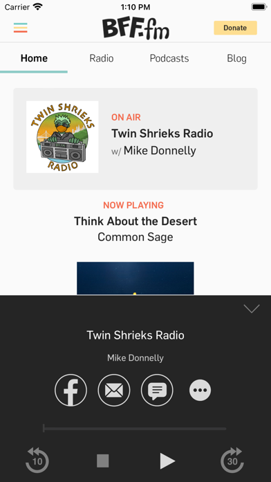 BFF.fm Screenshot