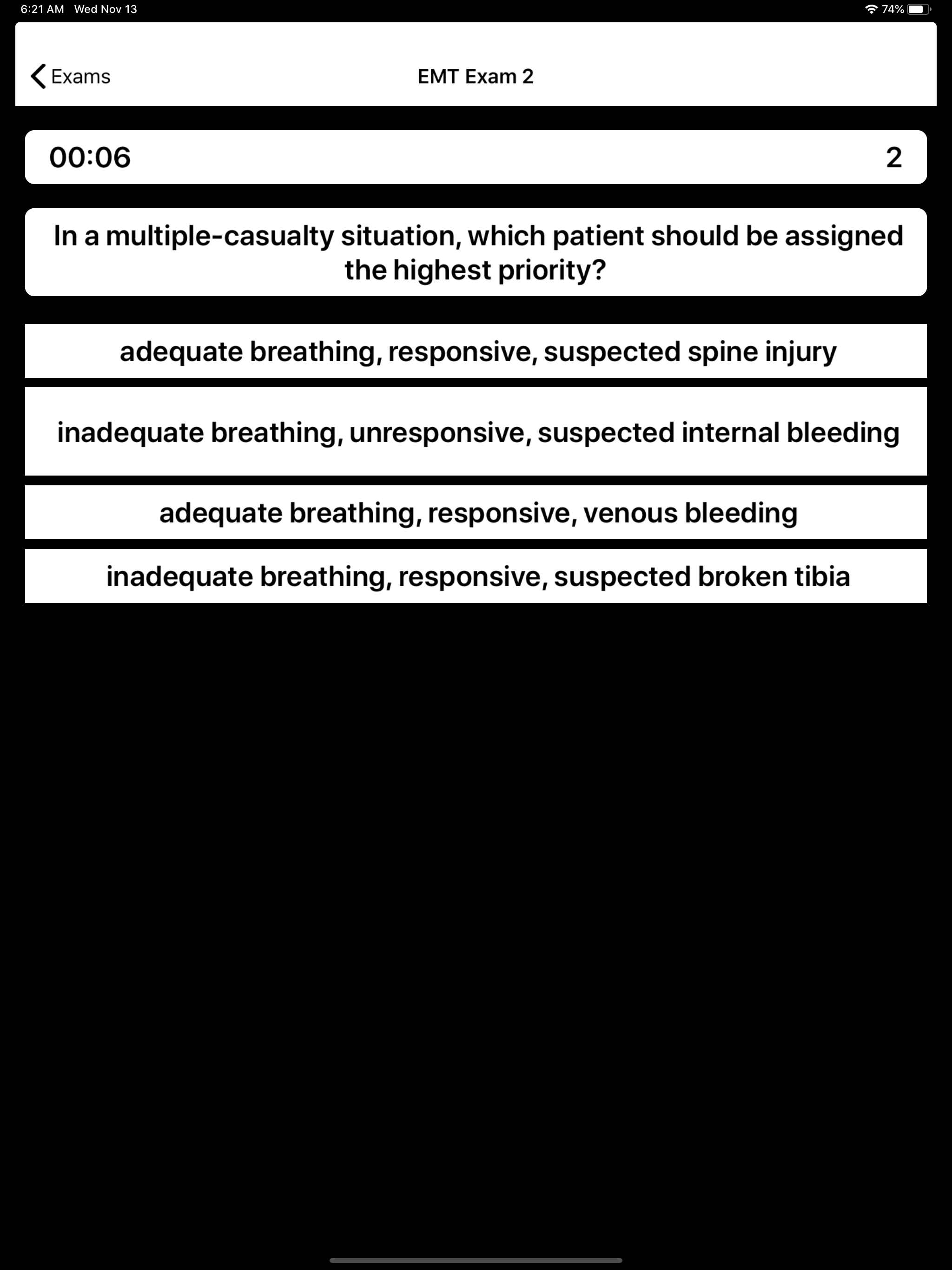 EMT Exam Prep 2025-2026 screenshot 12