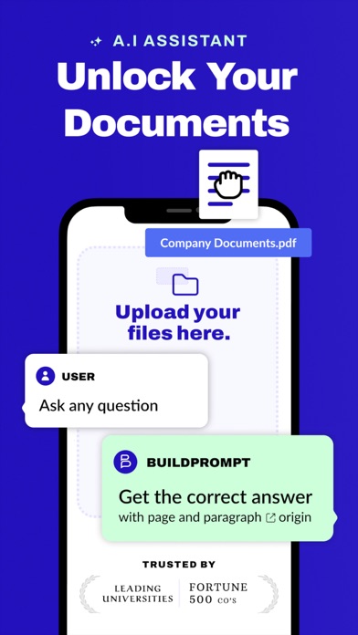 BuildPrompt - AI for Documents Screenshot