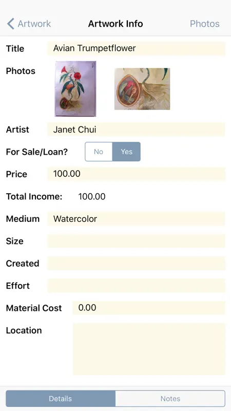 Artwork Tracker screenshot 2 of 5