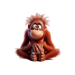 Goofy Orangutan Stickers