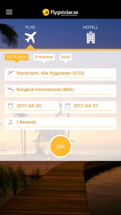 Flygstolar.se - Flyg & Hotell