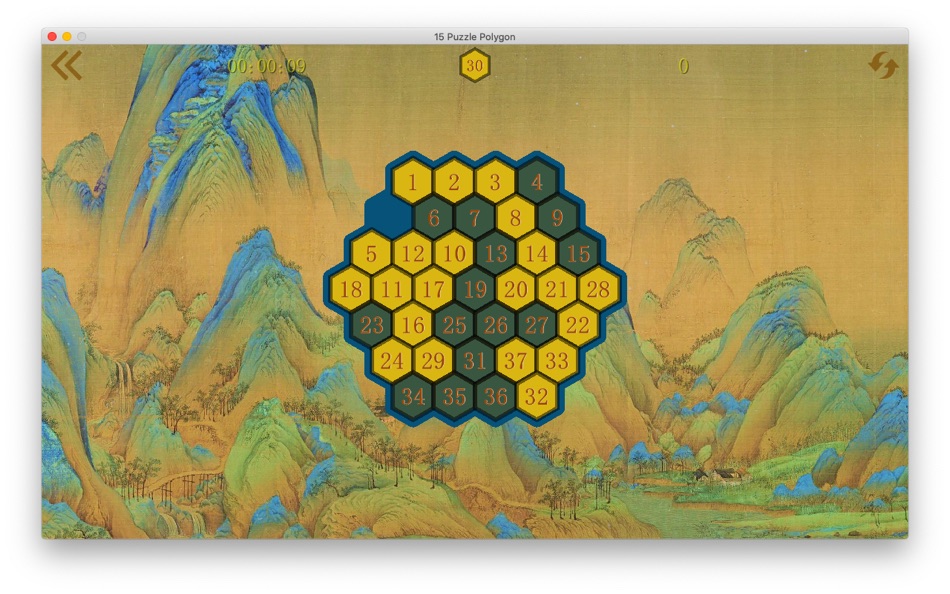 #9. 15 Puzzle Polygon (macOS) 게시자: 振华 许