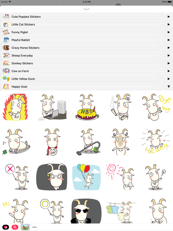 Cute Animal Stickers • iPad screenshot 9 - Stickers app