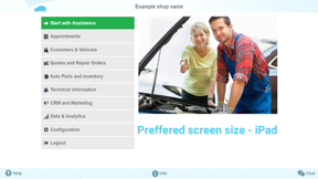 Auto Repair Shop (for Tablet) screenshot