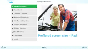 Auto Repair Shop (for Tablet) screenshot 1