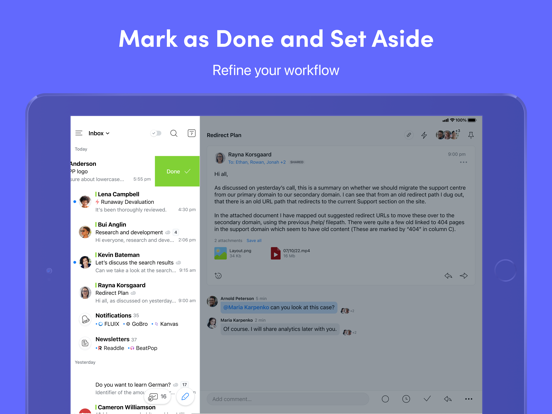 Spark Mail + AI: e-mail Inbox