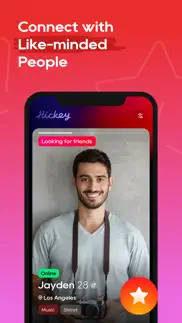 How to cancel & delete match,chat & dating app：hickey 3