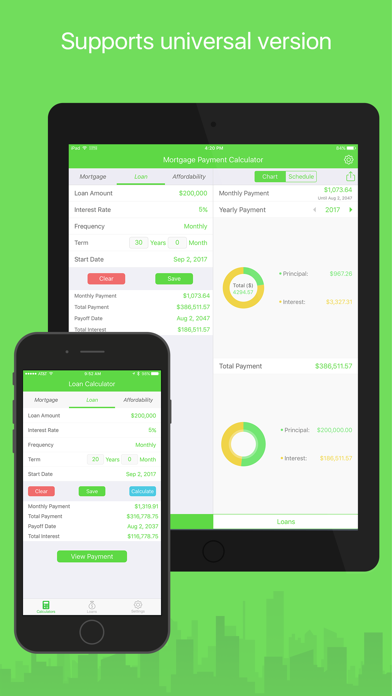 Screenshot #1 pour Mortgage Payment Calc Pro