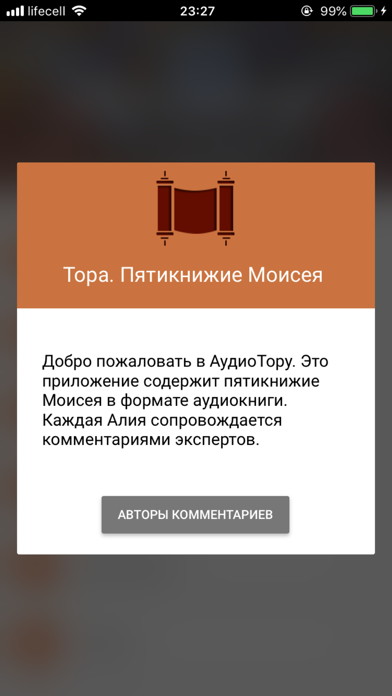АудиоТора - Недельная Глава iPhone screenshot 2 - Book app
