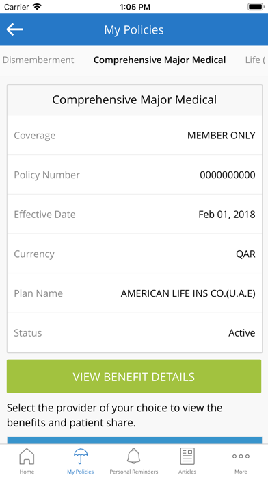 Screenshot #3 pour myMetLife Gulf Middle East