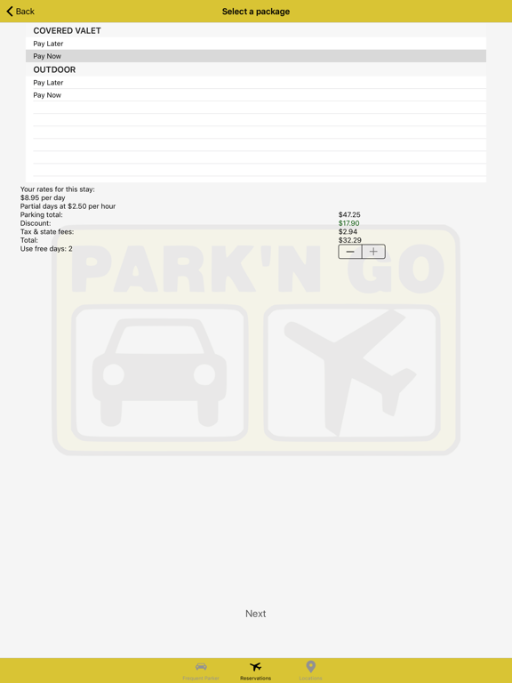 Screenshot #5 pour Park 'N Go Airport Parking