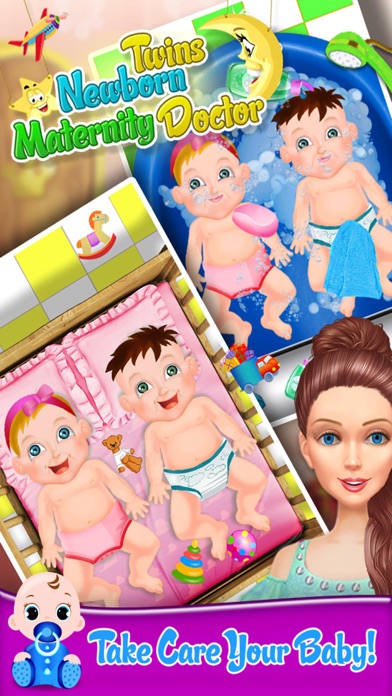 Newborn Twin Baby Mommy Doctor Screenshot