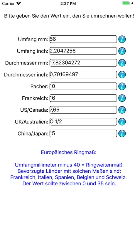 Ringgröße