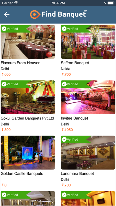 Find Banquet Screenshot
