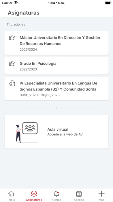 Universidad de Murcia App Screenshot