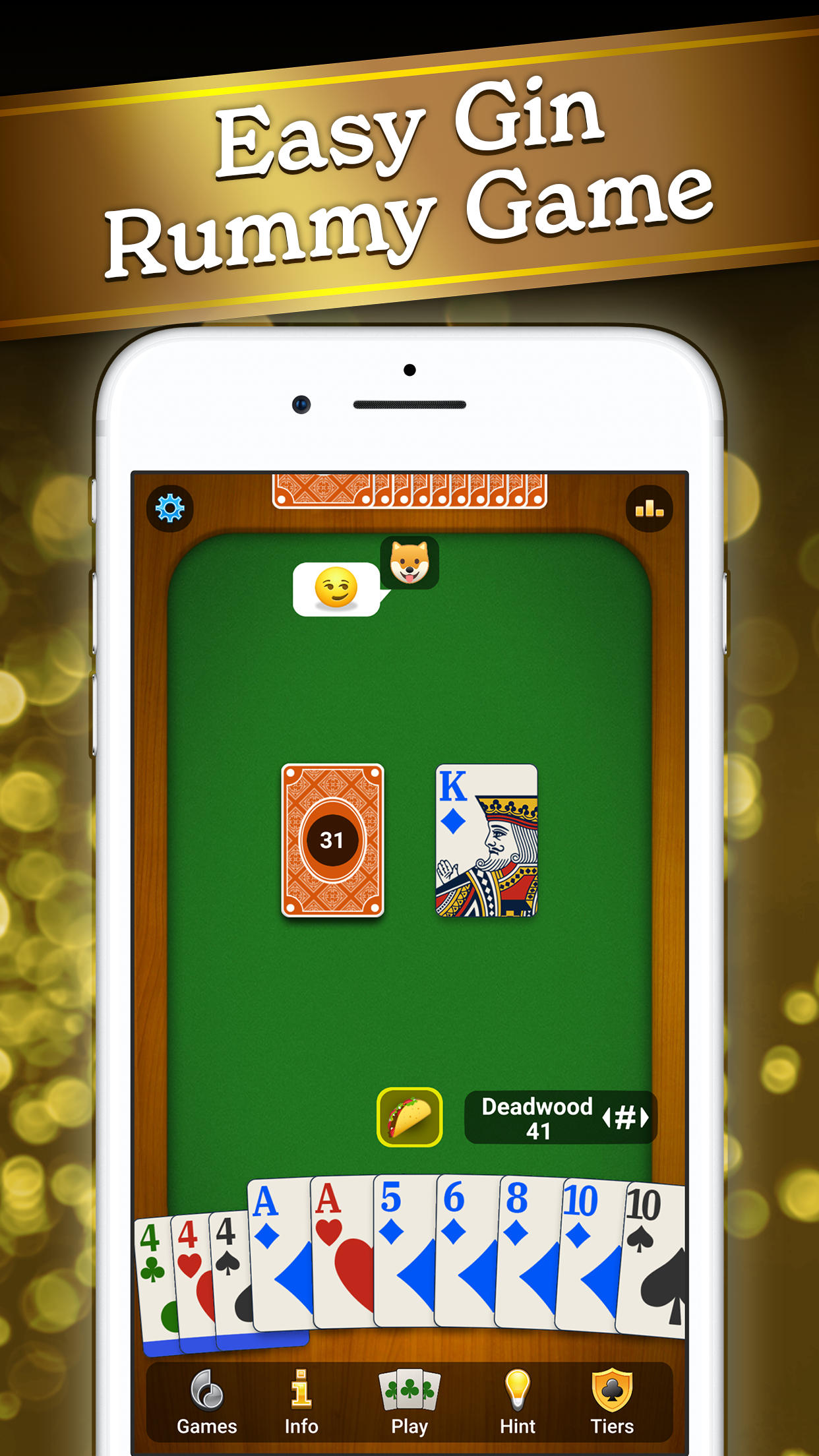 Gin Rummy Classic• screenshot 1
