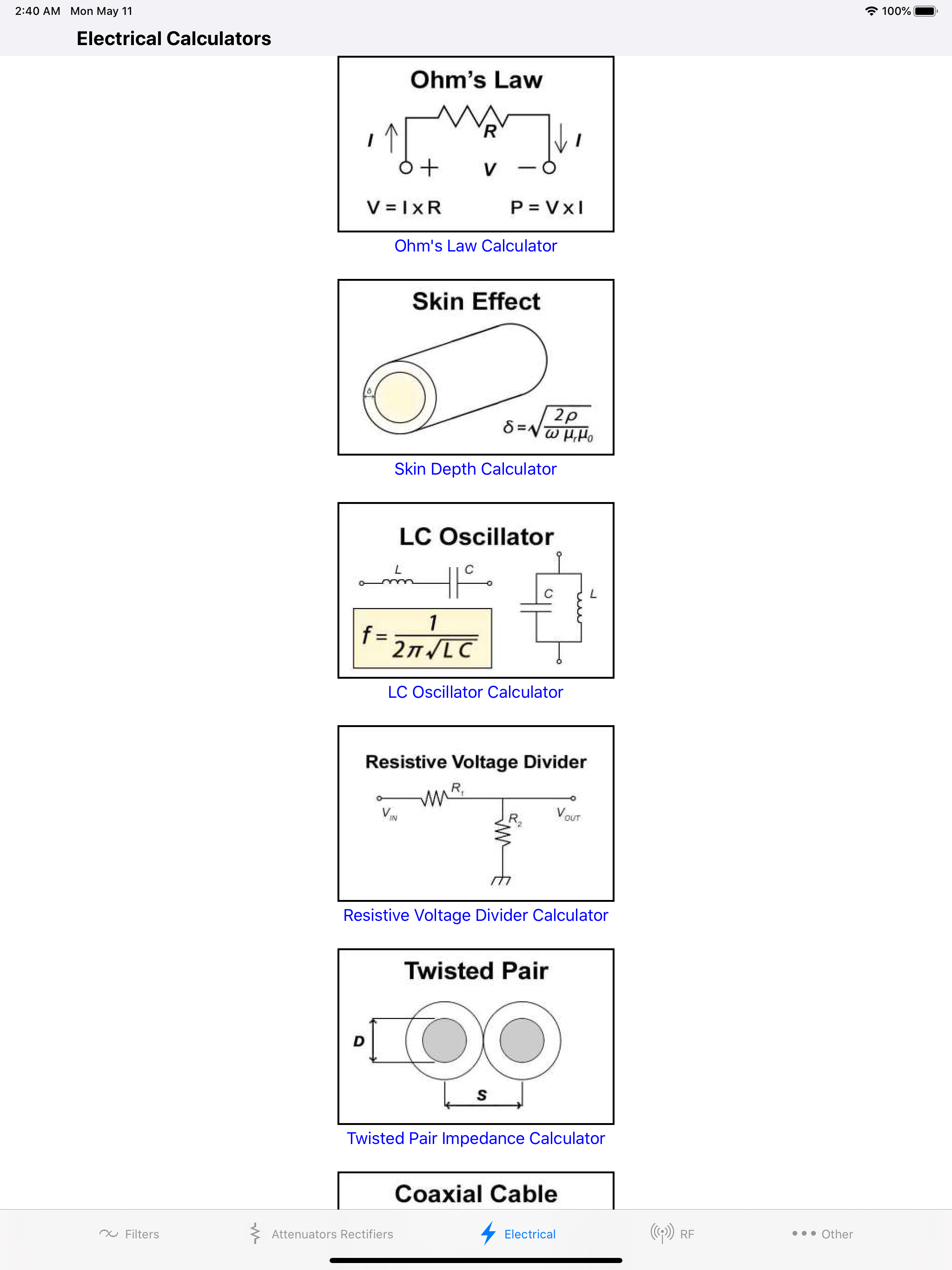 Resistor Code Calculators screenshot 14