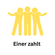 Einer zahlt
