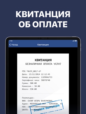 ГАИ штрафы: проверка и оплата iPad screenshot