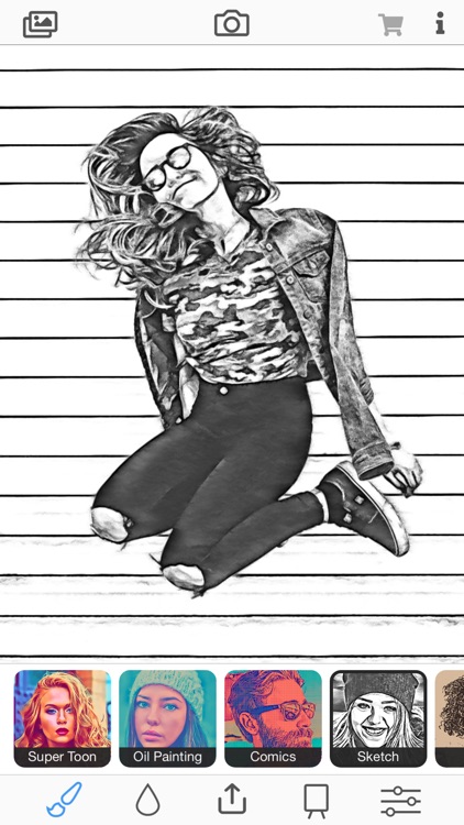 Instant Toon: Cartoon Art Cam screenshot-9