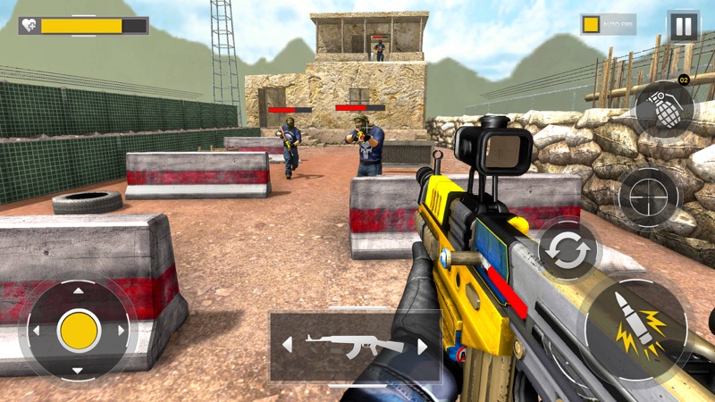 軍隊 銃撃 warzone 銃 シューティングゲーム screenshot 2