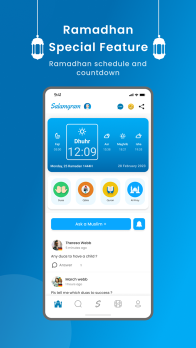 Salamly: Muslim Social App Screenshot