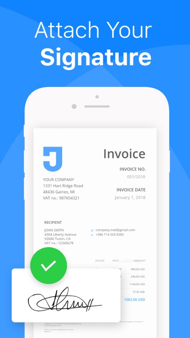 Screenshot #2 pour Go Invoice: Mobile Invoice App