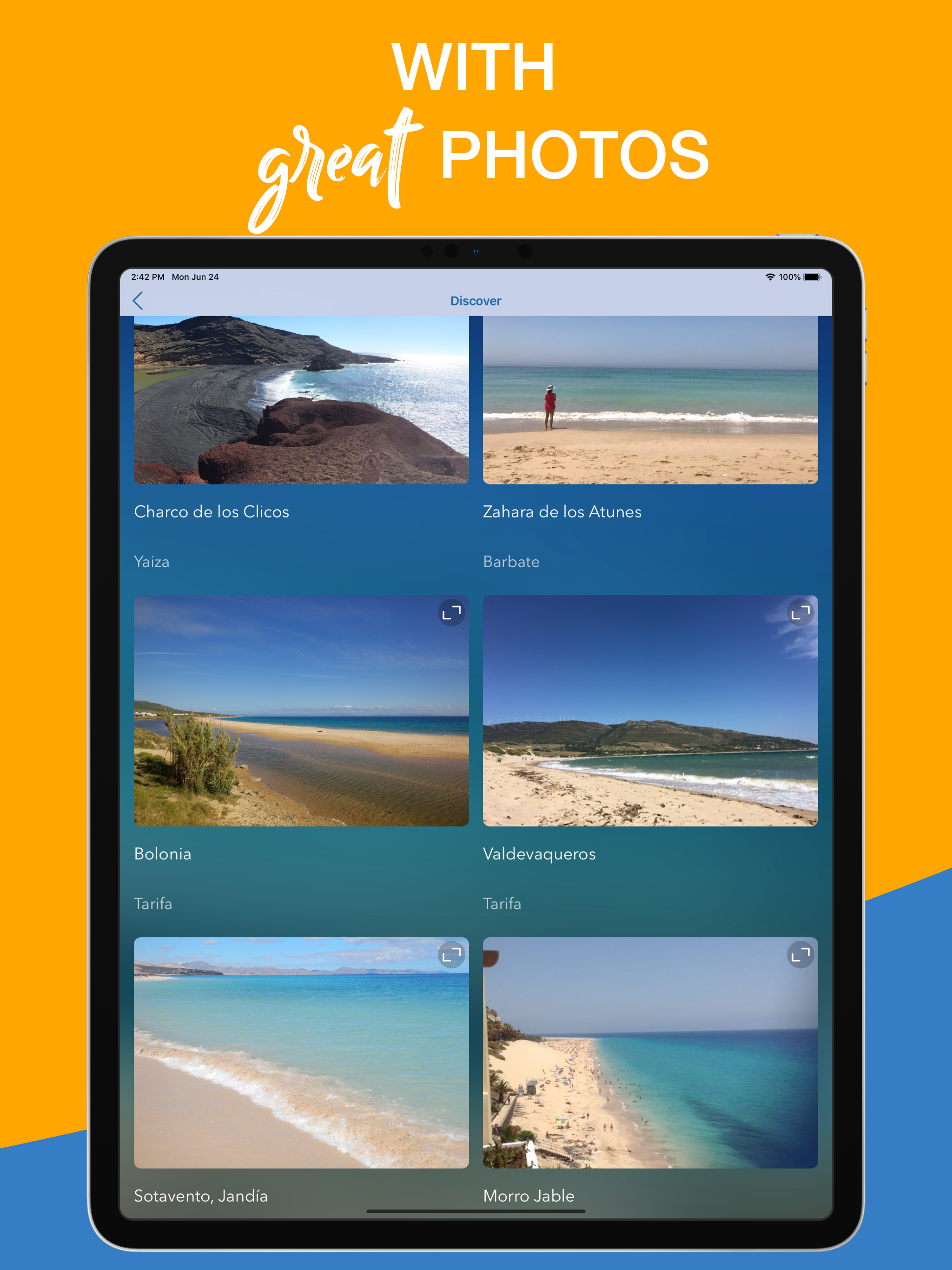 iPlaya. Beach weather forecast