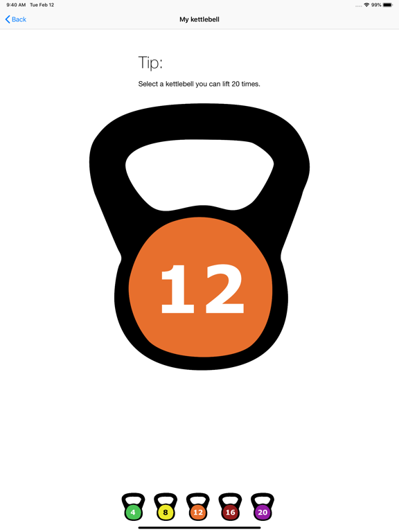 Screenshot #6 pour Kettlebell exercices - hommes