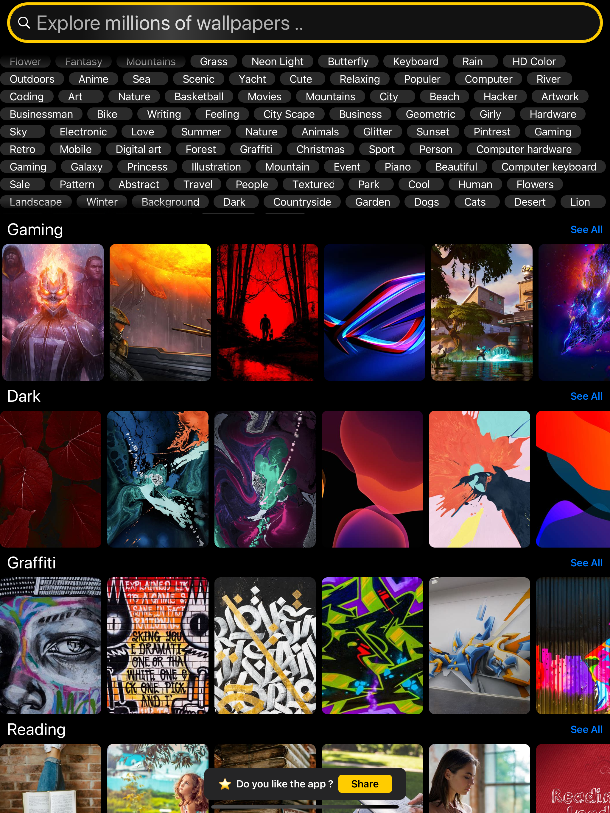 Wallpapers HD: 4K Themes