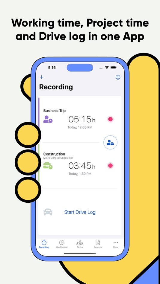#2. timr - Time & Mileage Tracker (iOS) โดย: troii Software GmbH