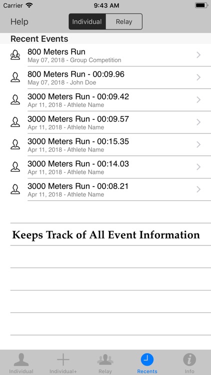 Stopwatch for Track & Field screenshot-4