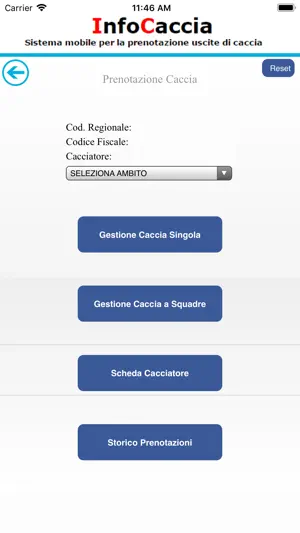 Info Caccia screenshot 4