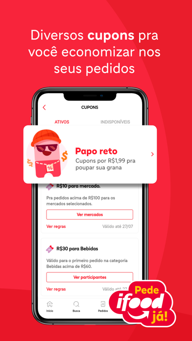 iFood: pedir delivery em casa iPhone screenshot 6 - Food & Drink app