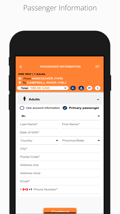 Pacific Coastal Airlines Screenshot