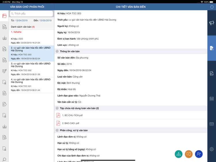VOffice Hải Dương for iPad screenshot-3